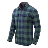 Shirt Helikon GreyMan - Moss Green Checkered
