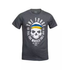 Футболка "5.11 THE FORGE UKRAINIAN FLAG TEE" (лимитированная серия) CHARCOAL HEATHER, Wolf Grey