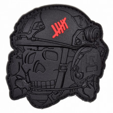 R3ICH нашивка Operator kull 3D Black