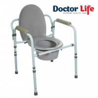 Toilet Chair with Backrest Doctor Life 10595
