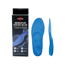 Ортопедическая стелька из вспененного полиуретана Memopur Dakar Blue