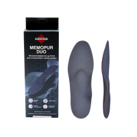 Comfortable framed orthopedic insole for intense loads Memopur Duo