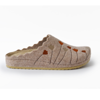 Women's Anatomical Slippers Beige 8137-22