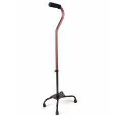 Doctor Life 10111BZ Aluminum Quad Cane with Large Base
