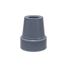 Rubber tip for Doctor Life 10037/2/GR walking sticks, 16 mm, gray