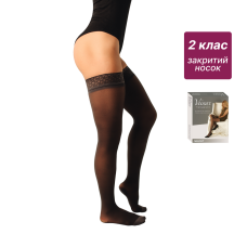 Compression Stockings, Medical, Class 2 (Black) Transparent