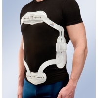 Hyperextension Brace with Pubic Pad Orliman Jewett J003