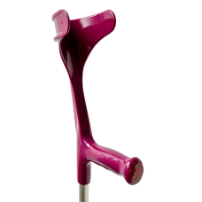Forearm Crutch with Hard Ergonomic Handle Kowsky ORIGINAL, Dark Purple