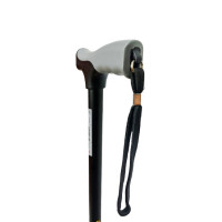 Doctor Life 11874/SZ-BL Telescopic Aluminum Cane, Black