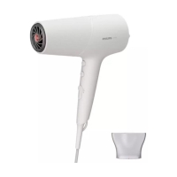 Philips 5000 Series Hair Dryer, 2100W, 3 Modes, Ionization, Cool Shot, White