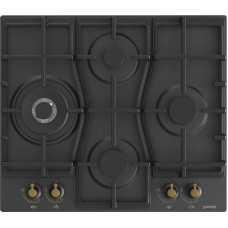 Варильна поверхня Gorenje GW6D42CLB газова, 60см, чавун, чорний