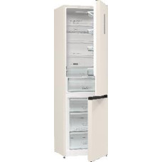 Холодильник з нижн. мороз. камерою Gorenje NRK6202AC4, 200х60х60см, 2 двері, 235( 96)л, А+, NoFrost+ , AdaptTech, Зона св-ті, LED Диспл зовнішній, ,бежевий