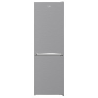 Beko Refrigerator with Bottom Freezer, 186x60x67, Fridge-223L, Freezer-120L, 2-Door, E, ST, Stainless Steel