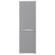 Beko Refrigerator with Bottom Freezer, 186x60x67, Fridge-223L, Freezer-120L, 2-Door, E, ST, Stainless Steel