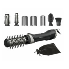 Фен-щітка Rowenta Renewal Brush Active, 1000Вт, 3 режими, іоніз-я, хол. обдув, оберт. насадка, 5 насадок, кераміка, чорний