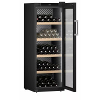 Liebherr WPBLI5031 Wine Refrigerator, 168.4x60x76.3, shelves - 5, zones - 1, bottles - 196, ST, display, black