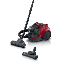 Bosch Bagless Vacuum Cleaner, 550W, 2L Dust Container, HEPA13, Red