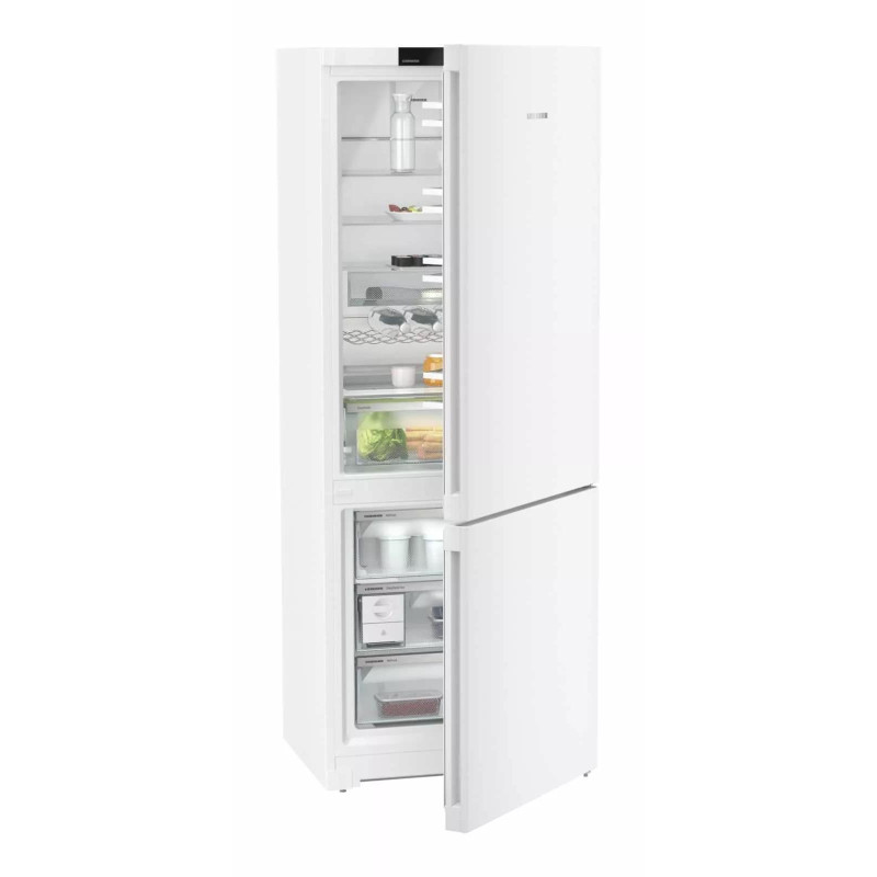Liebherr Refrigerator with Bottom Freezer, 201.5x74.7x67.5, Fridge-346L, Freezer-128L, 2-Door, D, NF, Internal Display, White