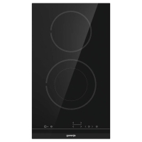 Gorenje Electric Ceramic Hob, 30cm, Domino, Black