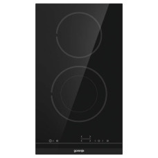 Варочная поверхность Gorenje электрическая стеклокерамическая, 30см, Домино, черный