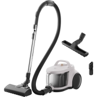 Electrolux Canister Vacuum Cleaner, 850W, 2L Dust Container, HEPA12, 3 Nozzles, White