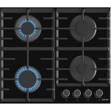 Варочная поверхность Gorenje GT642AB газовая на стекле, 60см, чугун, черный