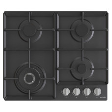Варильна поверхня Gorenje газова, 60см, чавун, чорний