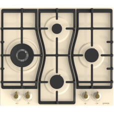 Варочная поверхность Gorenje газовая, 60см, чугун, бежевый