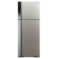 Hitachi top-freezer refrigerator, 184x72x74, fridge-345L, freezer-105L, 2-door, A++, NF, inv., zero zone, SS