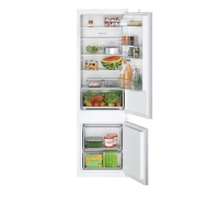 Bosch Built-in Refrigerator with Bottom Freezer, 177x55x55, Refrigerator-199L, Freezer-69L, 2-Door, A+, ST, White