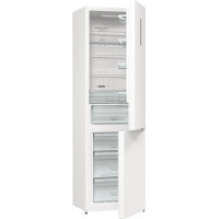 Bottom-Freezer Refrigerator Gorenje NRK6202AW4, 200x60x60cm, 2 Doors, 235(96)L, A++, Total NF, FreshZone, Ext. Display,