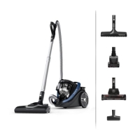 Rowenta Silence Force Cyclonic Bagless Vacuum Cleaner, 500W, 2.5L Dust Container, HEPA, Ergo Comfort Handle with Easy Brush Nozzle, Black/Blue