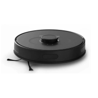 Robot Vacuum Cleaner Rowenta X-Plorer Serie 75 S, h=9.5cm, wet cleaning, dust bin -0.4L, water tank -0.3L, runtime up to 120min, HEPA, smartphone control, black
