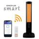 Infrared Heater UFO Erciyus Smart 2300 2.3 kW, up to 28 m2, Column Type, IP24, Mech. Control, Remote, Wi-Fi