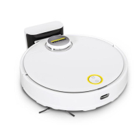 Robot vacuum cleaner Karcher RCV 3, 400W, h=9.4cm, wet cleaning, dust cont -0.5L, water -0.17L, auton. operation up to 120min, weight-3.7kg, HEPA, white