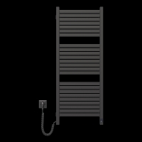 Navin Avantgarde X electric towel warmer, 1200x480x71mm, Wi-Fi, steel, black moire, left connection