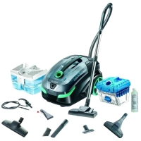 Thomas Amfibia Family Wet/Dry Vacuum Cleaner, 1700W, Dust Tank 1.8L, Water Tank 2.6L, HEPA 13, Aqua-Box, Lime Green