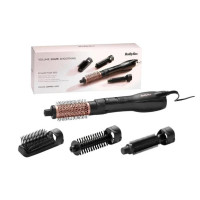 Babyliss Smooth Finish Hot Air Brush, 1200W, 3 Modes, Ionic, Cool Shot, Ceramic, Black