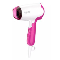 Philips DryCare Essential Travel Hair Dryer, 1400W, 2 Modes, Cool Shot, Pink