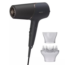 Фен Philips 5000 Series, 2300 Вт, 3 режими, дифузор, іоніз-я, хол. обдув, чорний