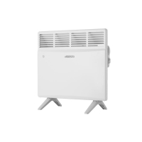 Electric convector ARDESTO CH-1000MCW, 1000 W, 10 m2, closed heating element, IP24, mechanical control, white