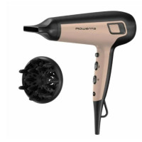 Rowenta Renew Hair Dryer, 2100W, 3 Modes, Diffuser, Ionization, Cool Shot, Brown-Black