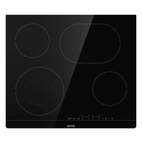 Gorenje Electric Hob, 60cm, Extended Zone, Black