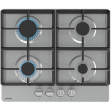 Варочная поверхность Gorenje газовая, 60см, чугун, газконтроль, нерж.