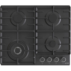 Варильна поверхня Gorenje GW642AB газова, 60см, чавун, чорний