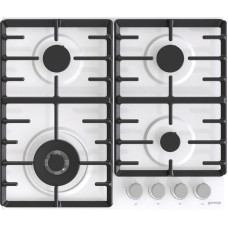 Варочная поверхность Gorenje газовая, 60см, чугун, белый