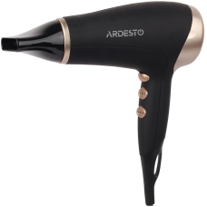 Фен ARDESTO Gemini HD-522, 1800-2200Вт, 2 швидкості, 3 темпер. режими , функція Cool Shot, чорний