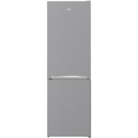 Beko Refrigerator with bottom freezer, 186x60x67, fridge-215L, freezer-109L, 2-door, E, NF, stainless steel