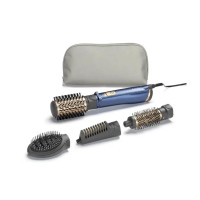 Babyliss Style Pro Hot Air Brush, 1000W, 2 Modes, Ionization, Cool Shot, Storage Pouch, Ceramic, Blue