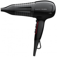 Rowenta x Karl Lagerfeld Powerline Hair Dryer, 2100W, 3 Modes, Diffuser, Ionization, Cool Shot, Black